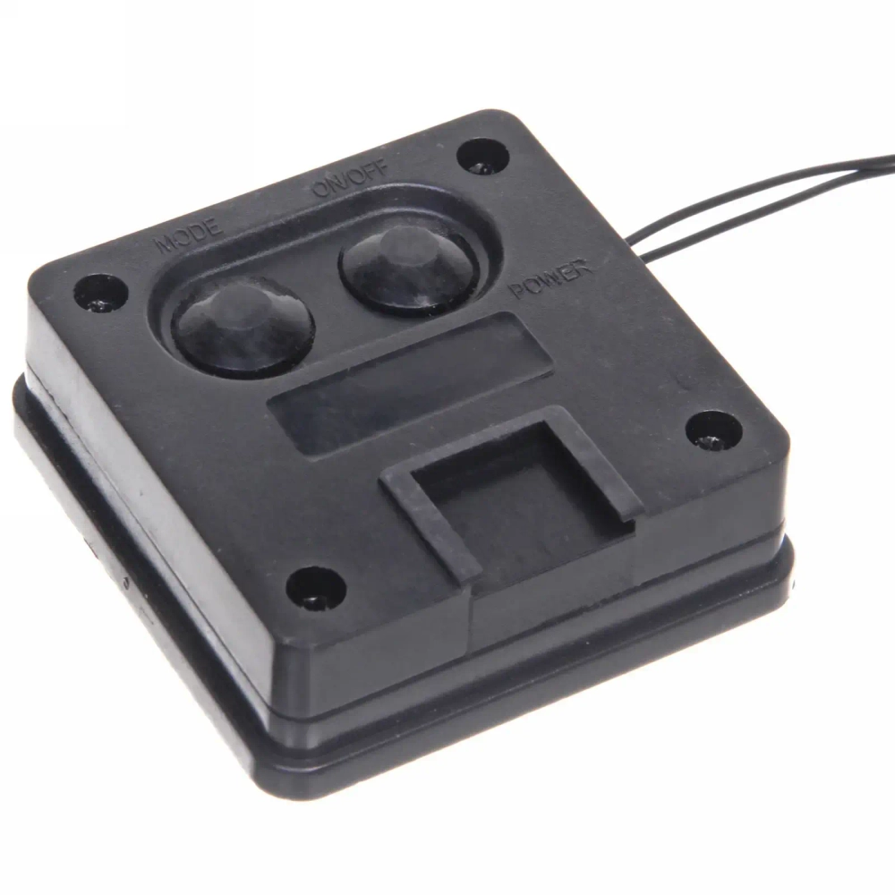 Гирлянда для улицы «Пчёлка» 3м, 20 ламп LED чёрный провод, 2 реж, IP-55, Теплый белый (солнечная батарея).