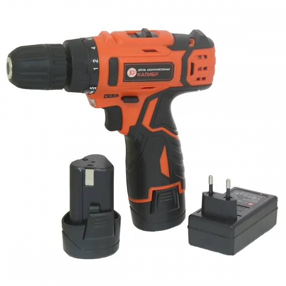 Аккумуляторный шуруповерт "КАЛИБР" ДА-12/2 76621