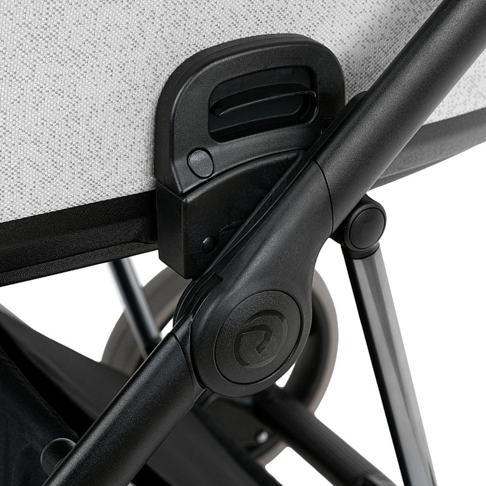 Детская коляска Roan Sol Vintage Luxury 2.0 2 в 1 PIX/50/L Pixel/Light/Black/руч.Cappuccino