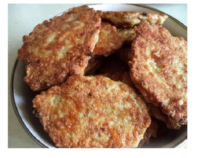 Куриные оладьи с сыром