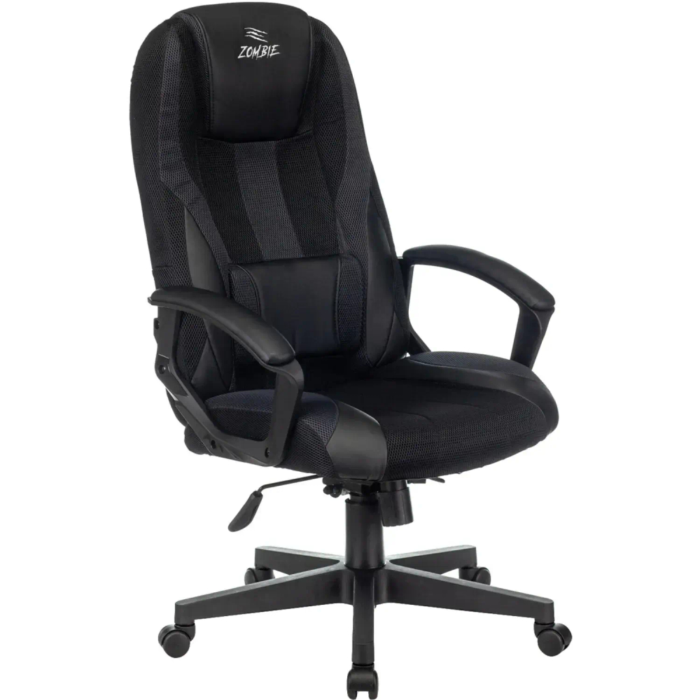 Кресло для чтения Zombie Viking 9 черный/серый искусственная кожа/ткань 1583706