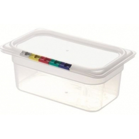 Гастроемкость из полипропилена без крышки GN 1/4 265х162х100 мм прозрачная (43255)