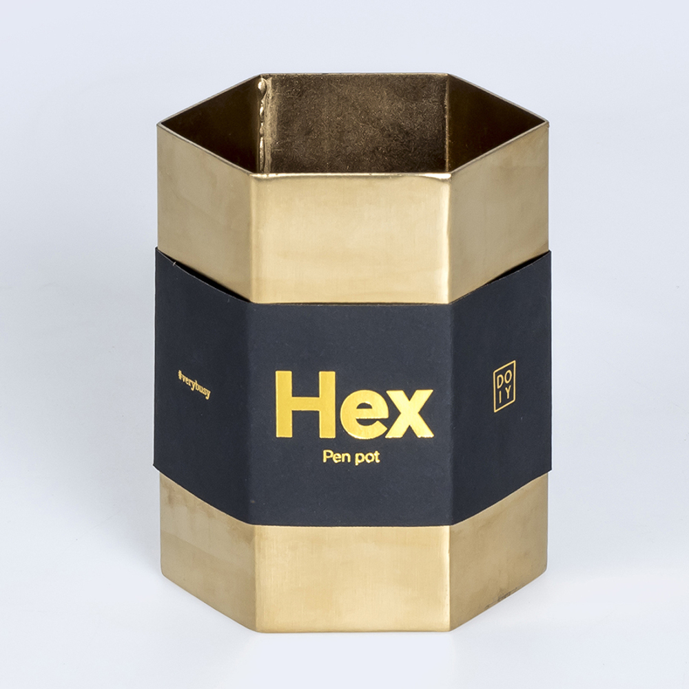 Подставка для ручек hex