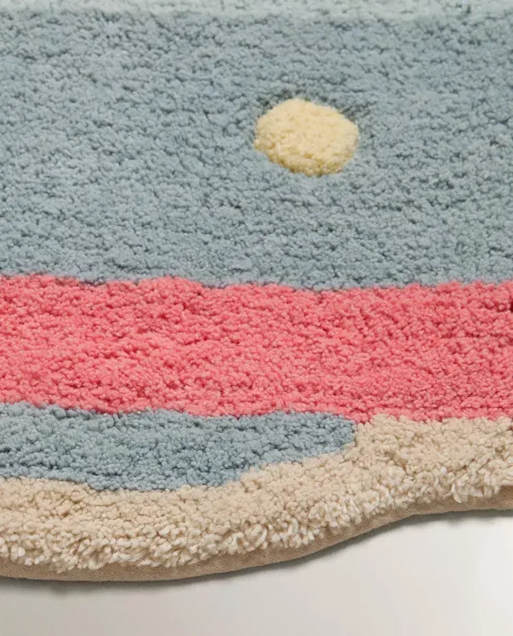 ZARA HOME ДЕТСКИЙ КОВРИК ДЛЯ ВАННОЙ "ЛЕТАЮЩАЯ ТАРЕЛКА", СИНИЙ