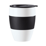 Термокружка aroma to go, 400 мл, черно-белая