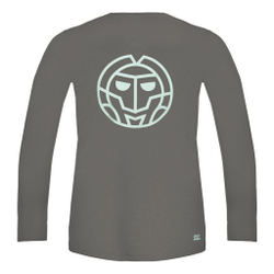 Мужское теннисное поло BIDI BADU Serratus Ant Move Long Sleeve Men - Grey