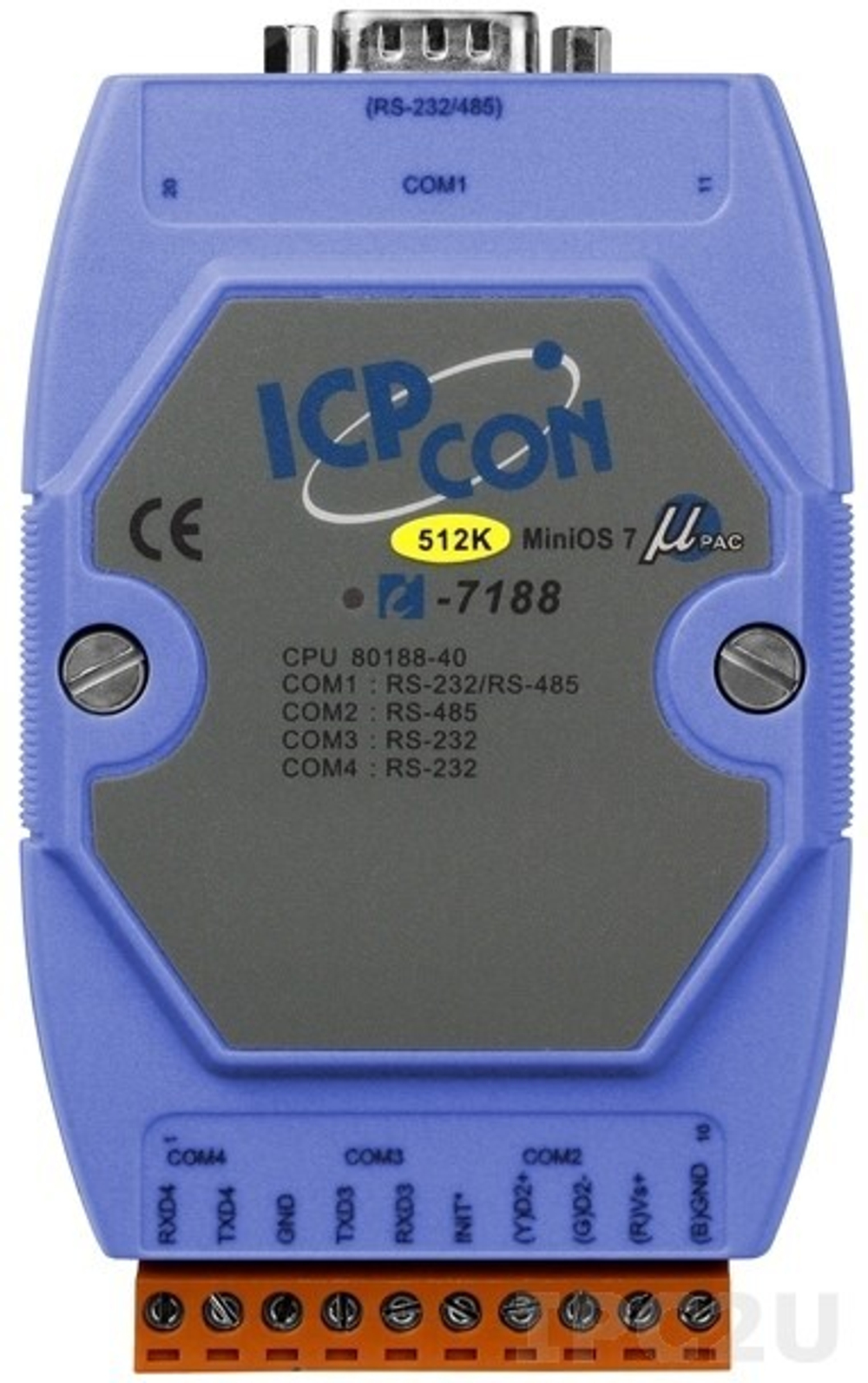 Контроллер  ICP DAS I-7188/512 CR