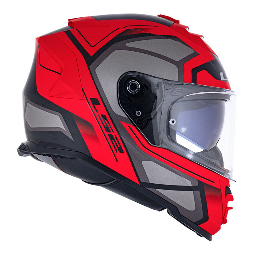 LS2 FF800 STORM Faster Grey / Red