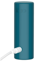 Зеленая вибропулька на палец Gold Finger в металлическом корпусе (Цвет: зеленый)