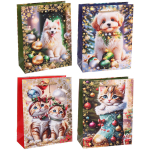 Пакет подарочный «Милые животные» 18*23*8 см, микс