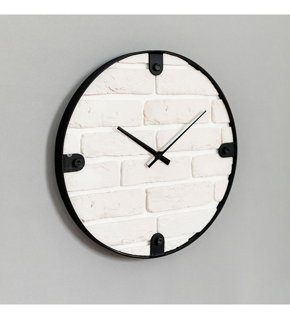 Салют SLT- 71 Часы настенные «WHITE BRICK»