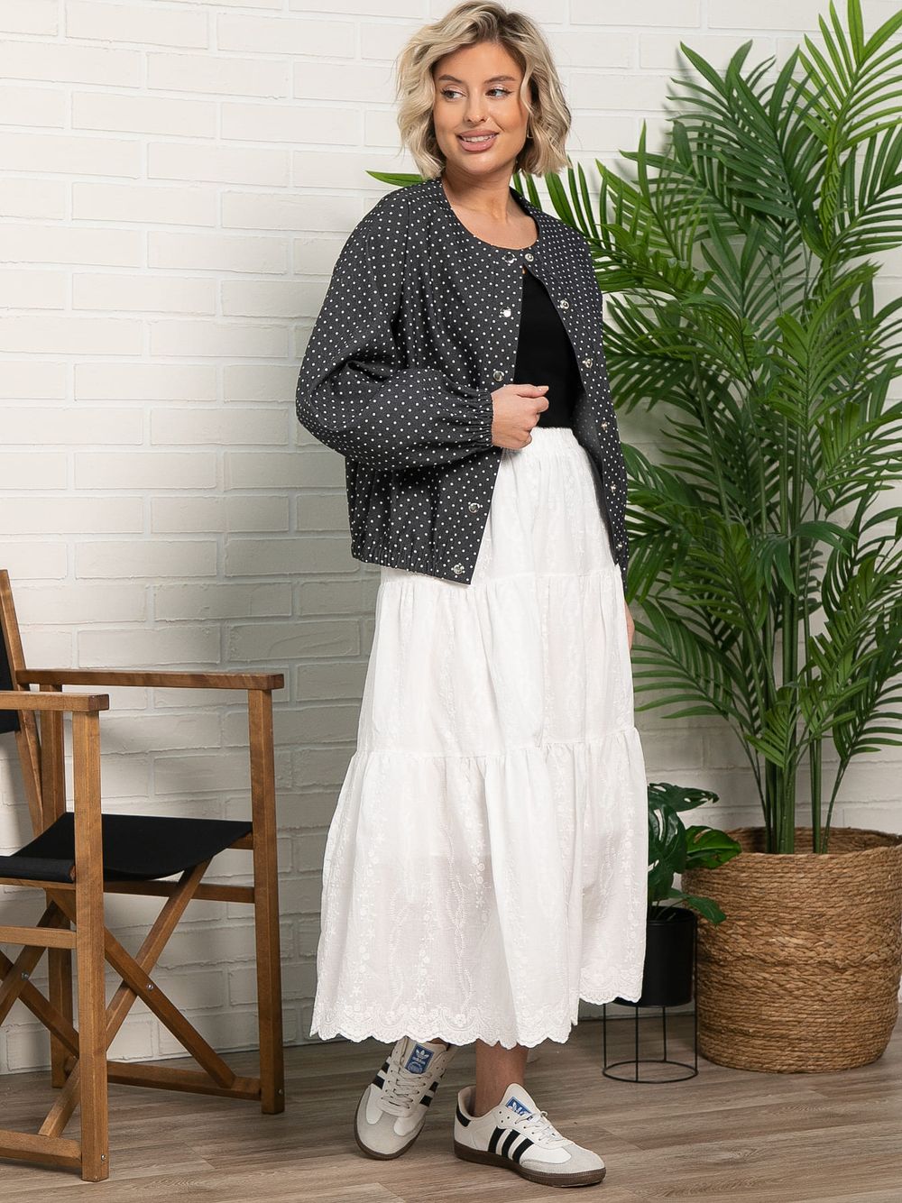 Пыльник Жду лета! (серый) П15631-7М LT Collection