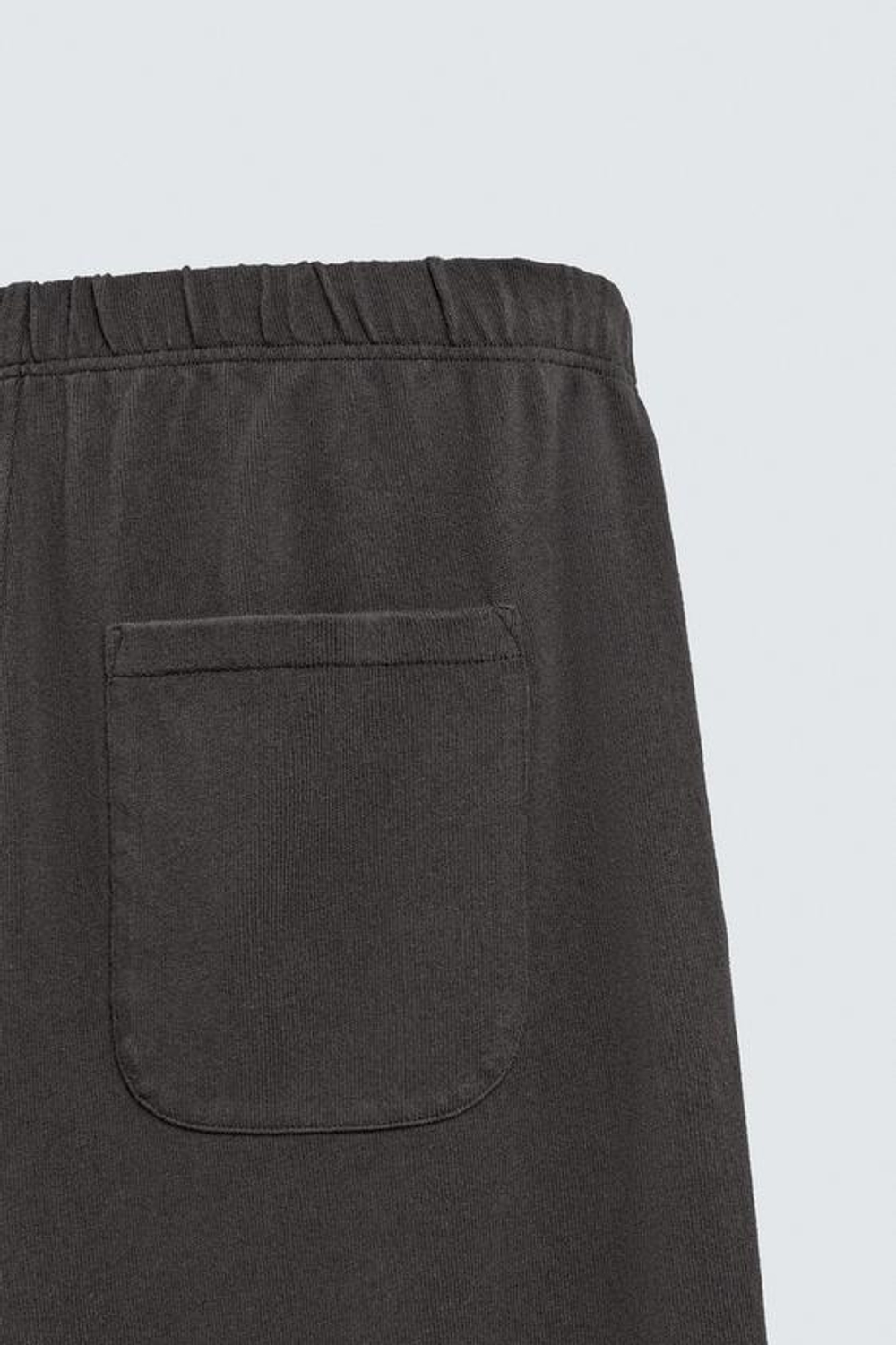 ZARA ДЖОГГЕРЫ ИЗ ТРИКОТАЖА С ЭФФЕКТОМ ПОТЕРТОСТИ, ЧЕРНЫЙ/КОРИЧНЕВЫЙ