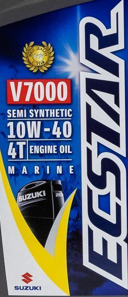 Масло ECSTAR Suzuki Marine V7000 4T SAE 10W40, полусинтетика, бочка 200л.
