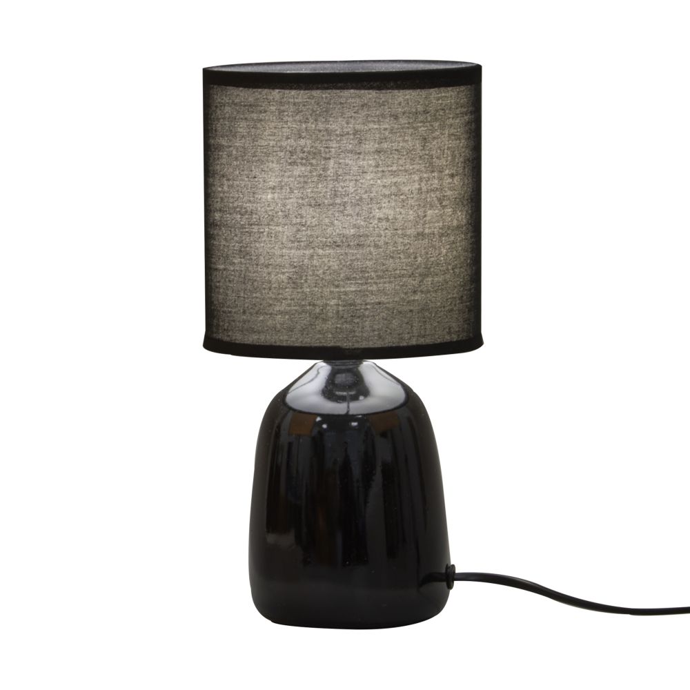 UML-B305 E14 BLACK Светильник настольный декоративный под лампу Е14. 40W. Механический выключатель. Черный. ТМ Uniel