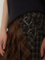 Юбка Kya Plaid Asymmetric