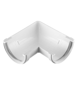 Угол наружный для желоба ПВХ водосток Vinylon