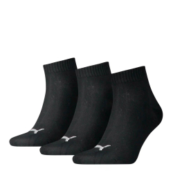Носки PUMA UNISEX QUARTER PLAIN 3P black