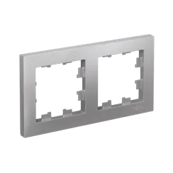 Рамка 2-м AtlasDesign универс. алюм. SE ATN000302