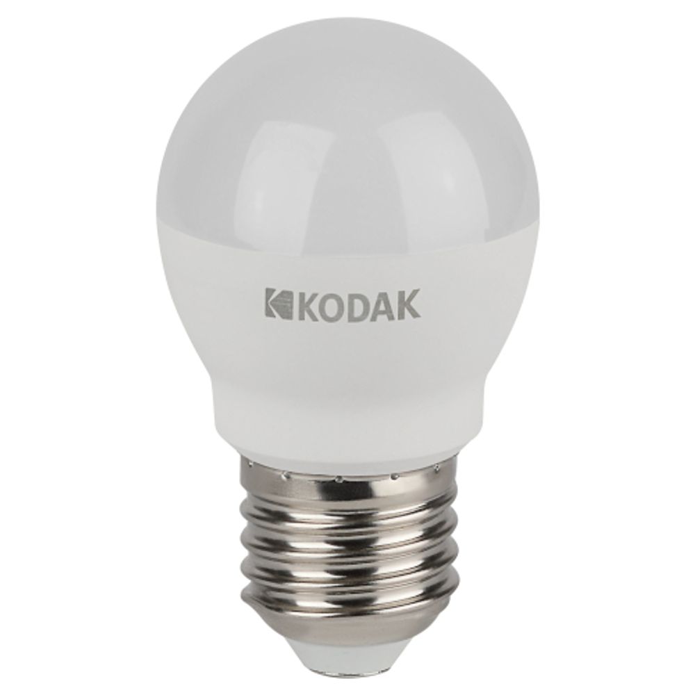 Лампа светодиодная Kodak LED P45-11W-840-E27 K 11Вт шар нейтральный белый свет Е27 | Kodak
