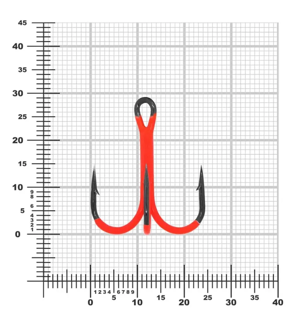 Крючки Vido Craft ST-36 BN "Тройник крашеный" (5шт/уп)