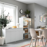 Комбинация для хранения - VIHALS IKEA/ ВИХАЛС ИКЕА, 235x37x140 см, белый