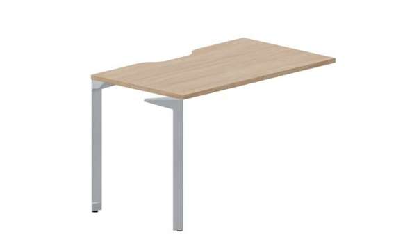 Стол 118х68х75см (эргономичный вырез) - приставной элемент