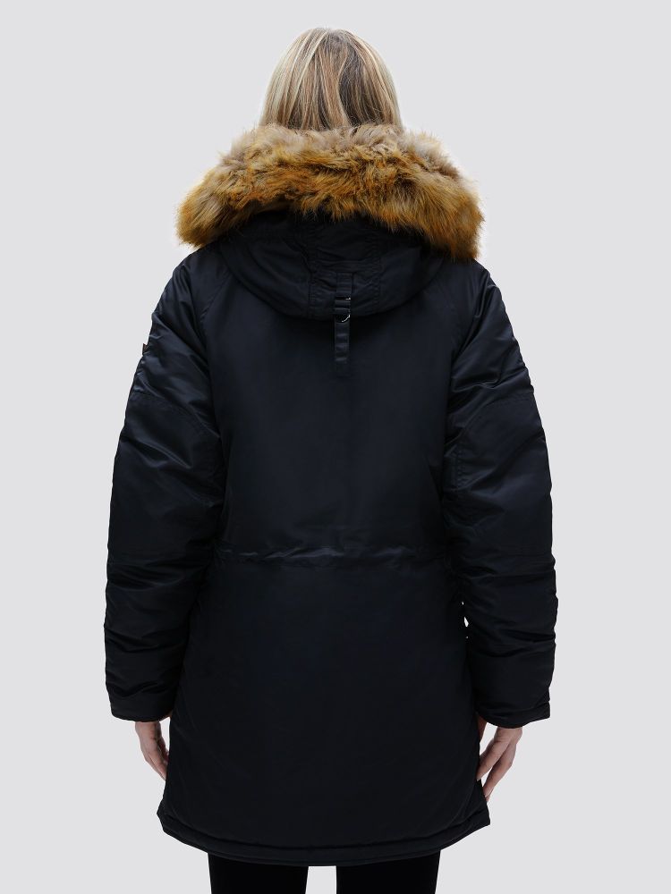 парка Alpha Industries N-3B W Parka Black (черная)