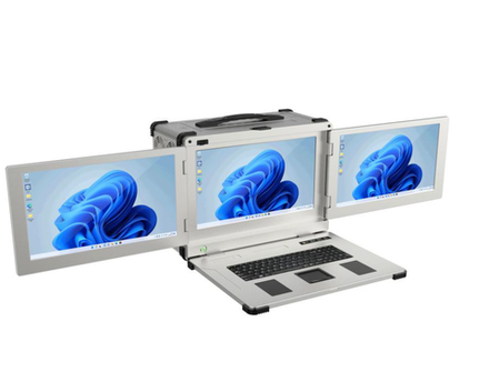 17.3-дюймовый защищённый ноутбук с тремя антибликовыми экранами и джойстиком