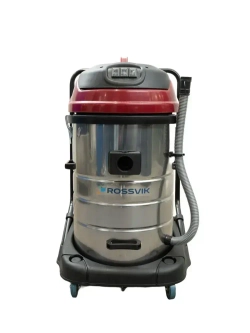 Пылесос для автомойки профессиональный 3 турбины 3x1500Вт RVC70-3 Водопылесос 70л.