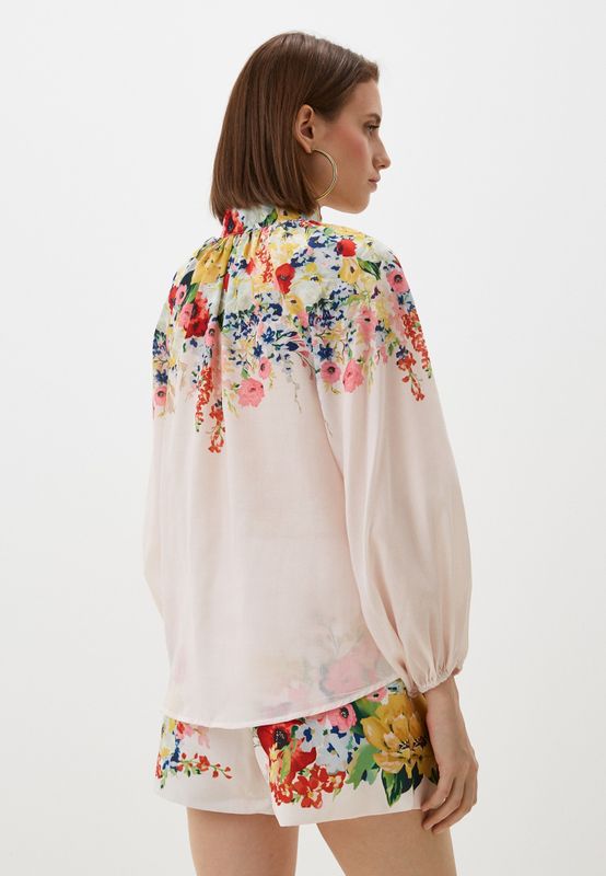 Костюм flowers с блузой и шортами