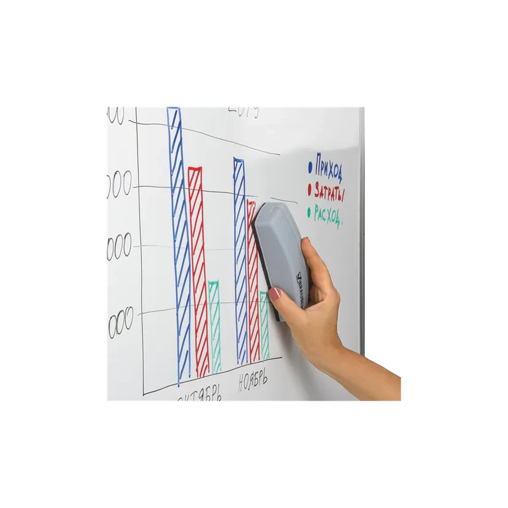 Стиратель для магнитно-маркерной доски BRAUBERG 55х160 мм 230756