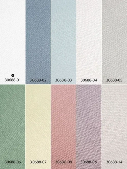 Обои флизелиновые 1.06, виниловые белые однотонные Textile (Moda Interio) метровые под ткань