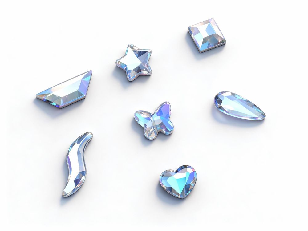 Swanky Pro Стразы голографические, 100шт2