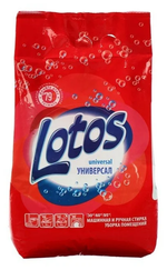 ПОРОШОК СТИРАЛЬНЫЙ LOTOS УНИВЕРСАЛ КРАСНЫЙ 2,4КГ П/Э