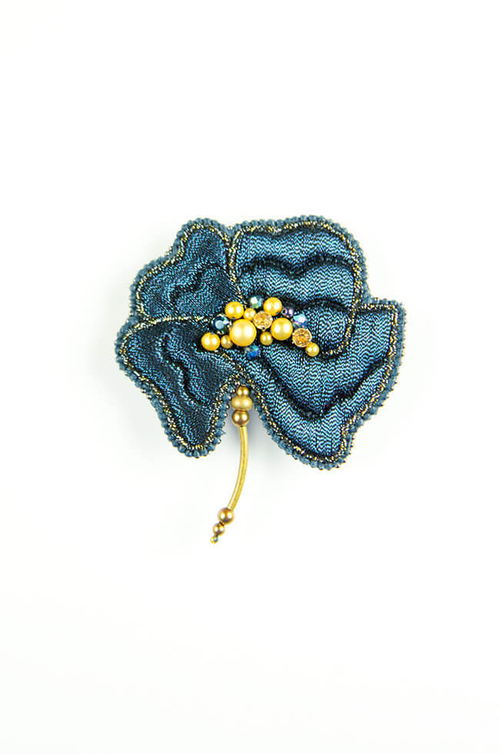 8404 Брошь (синий)