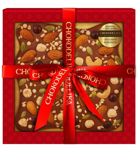 Шоколад молочный "Ореховый фейерверк"150 г