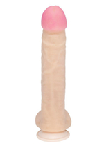 LOVETOY REAL NEXT №32 – большой реалистичный фаллоимитатор из неоскин на присоске, телесный, 24,5 см