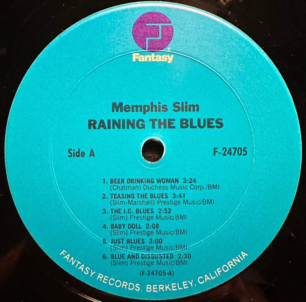 Memphis Slim - Raining The Blues 2LP (США 1986г.)
