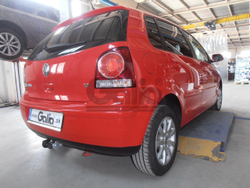 Оцинкованный фаркоп на Volkswagen Polo IV 2001-2009 (без электрики), Galia V042A