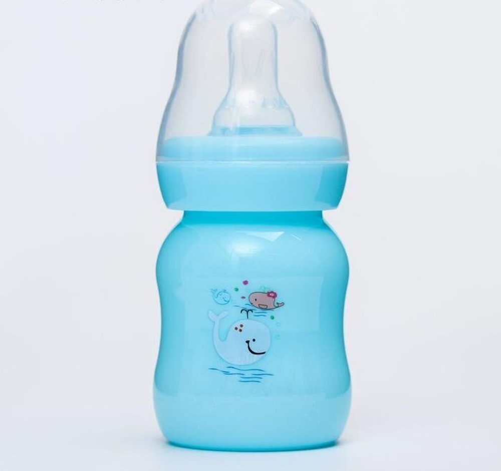 4729887 Бутылочка для кормления, 60 мл., цвет голубой