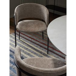 Стул Helning, мягкий шенилл, капучино