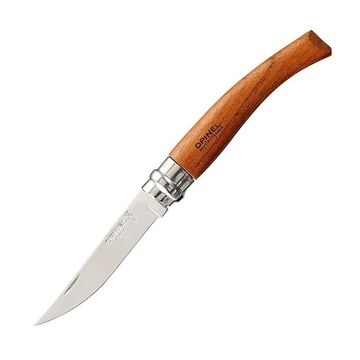 Складной нож филейный Opinel №10, нержавеющая сталь, рукоять бубинга, 000013 c клинком из стали Sandvik™ 12С27
