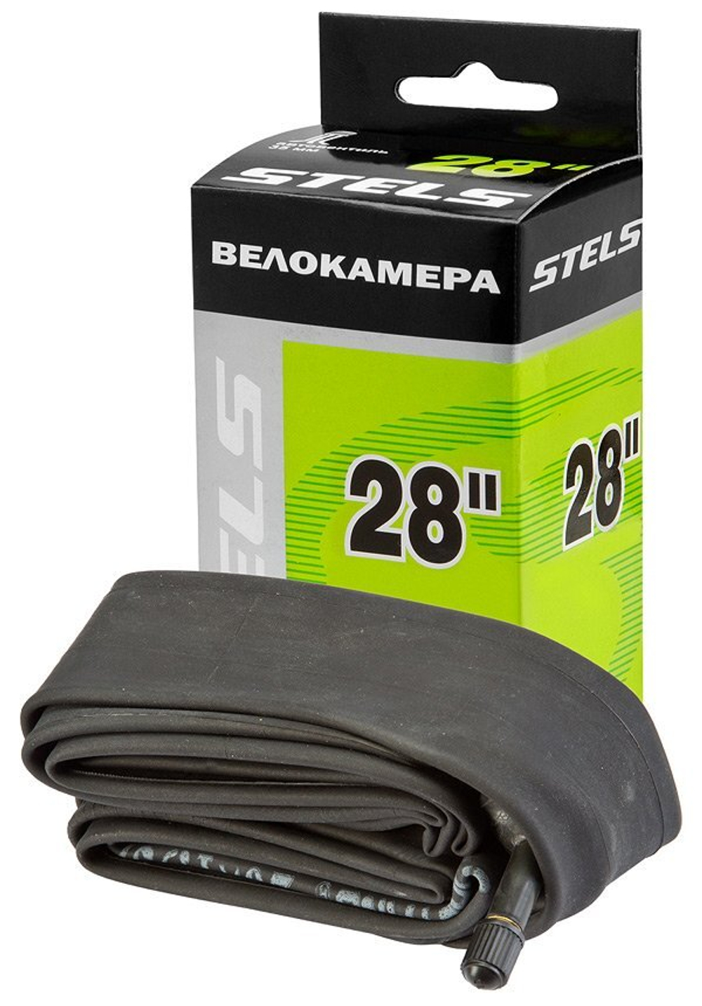 Велокамера STELS/CHAO YANG 28"x1.75" автовентиль 48мм, в инд. упаковке