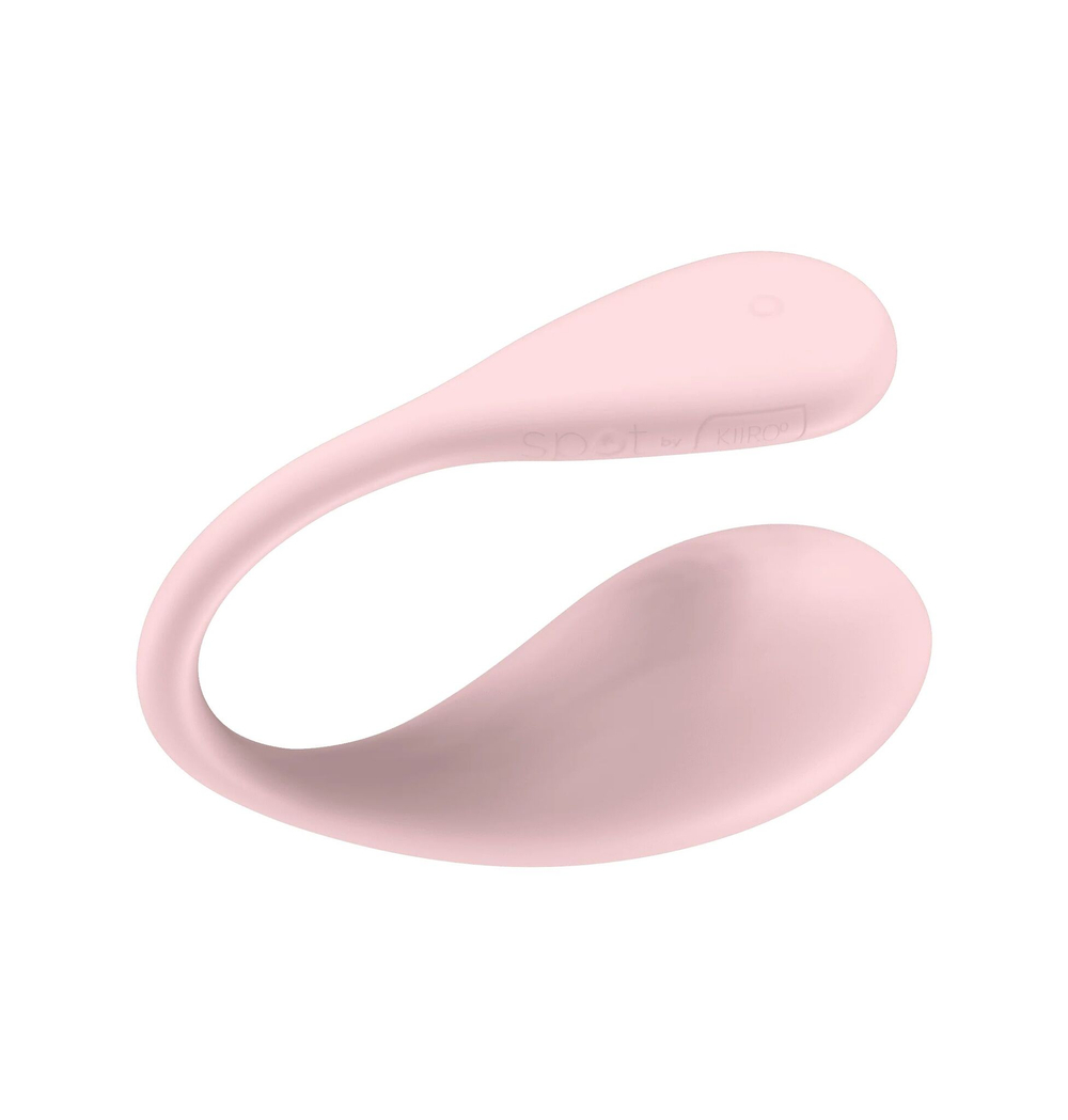 Розовое интерактивное виброяйцо Spot (Цвет: розовый)