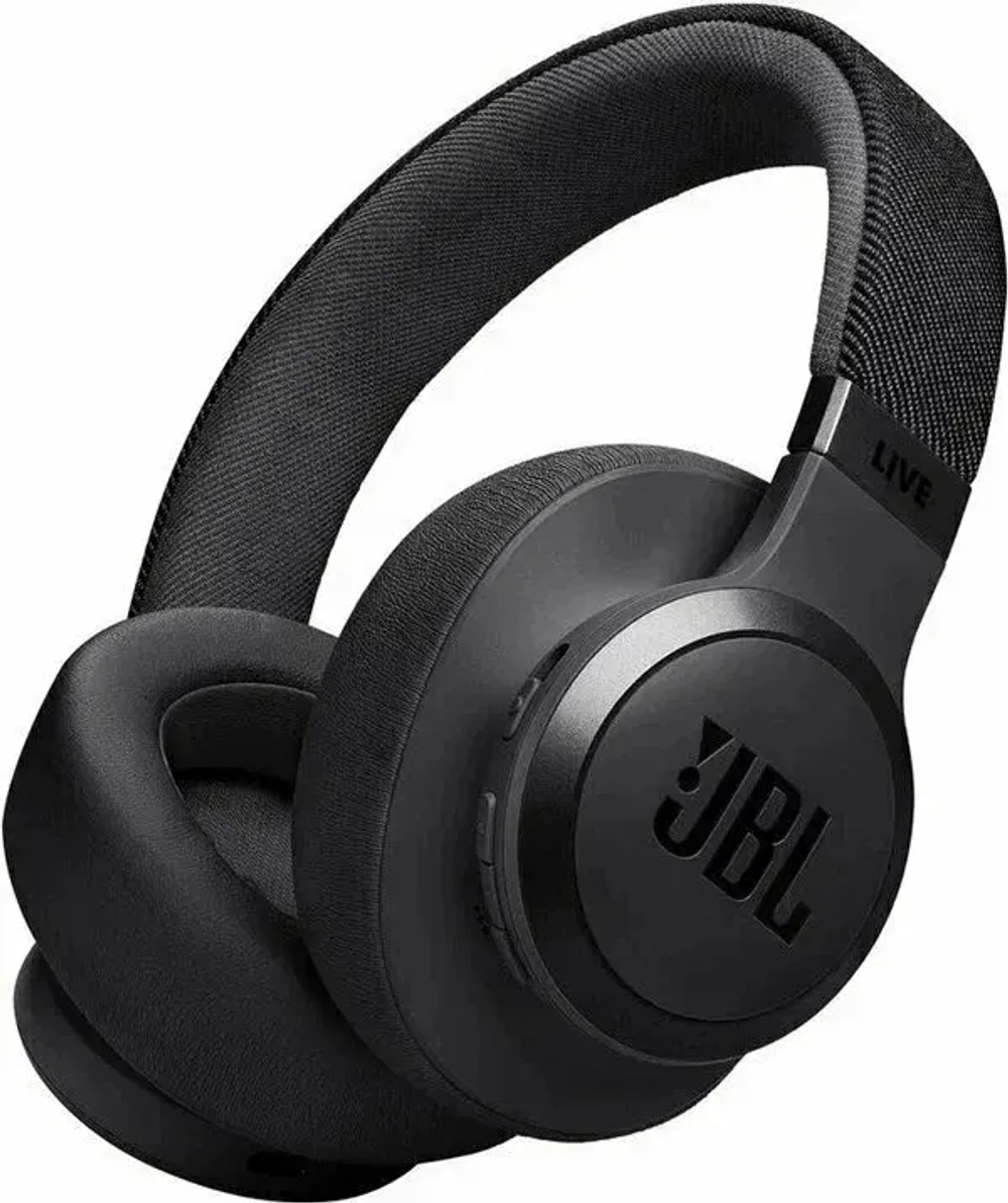 Беспроводные наушники JBL Tune 770 NC, mini jack 3.5 mm, черный