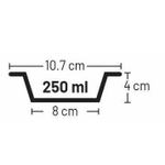 Миска для кошек Flamingo Nell, размер 10.7x4x8см., розовая