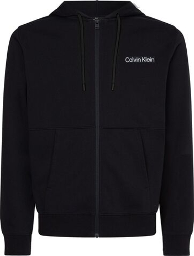 Мужская кофта теннисная Calvin Klein PW FZ Hoodie - black