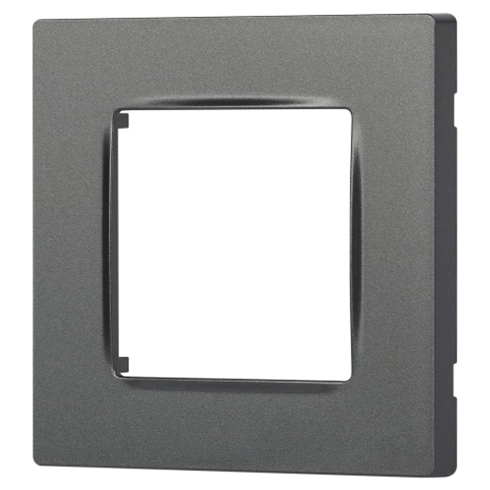 Рамка для розеток и выключателей ЭРА Серия 12 12-5201-12 на 1 пост, Классик, графит