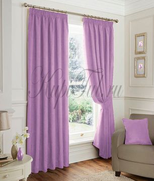 Elton (Светло-сиреневый). Готовые шторы